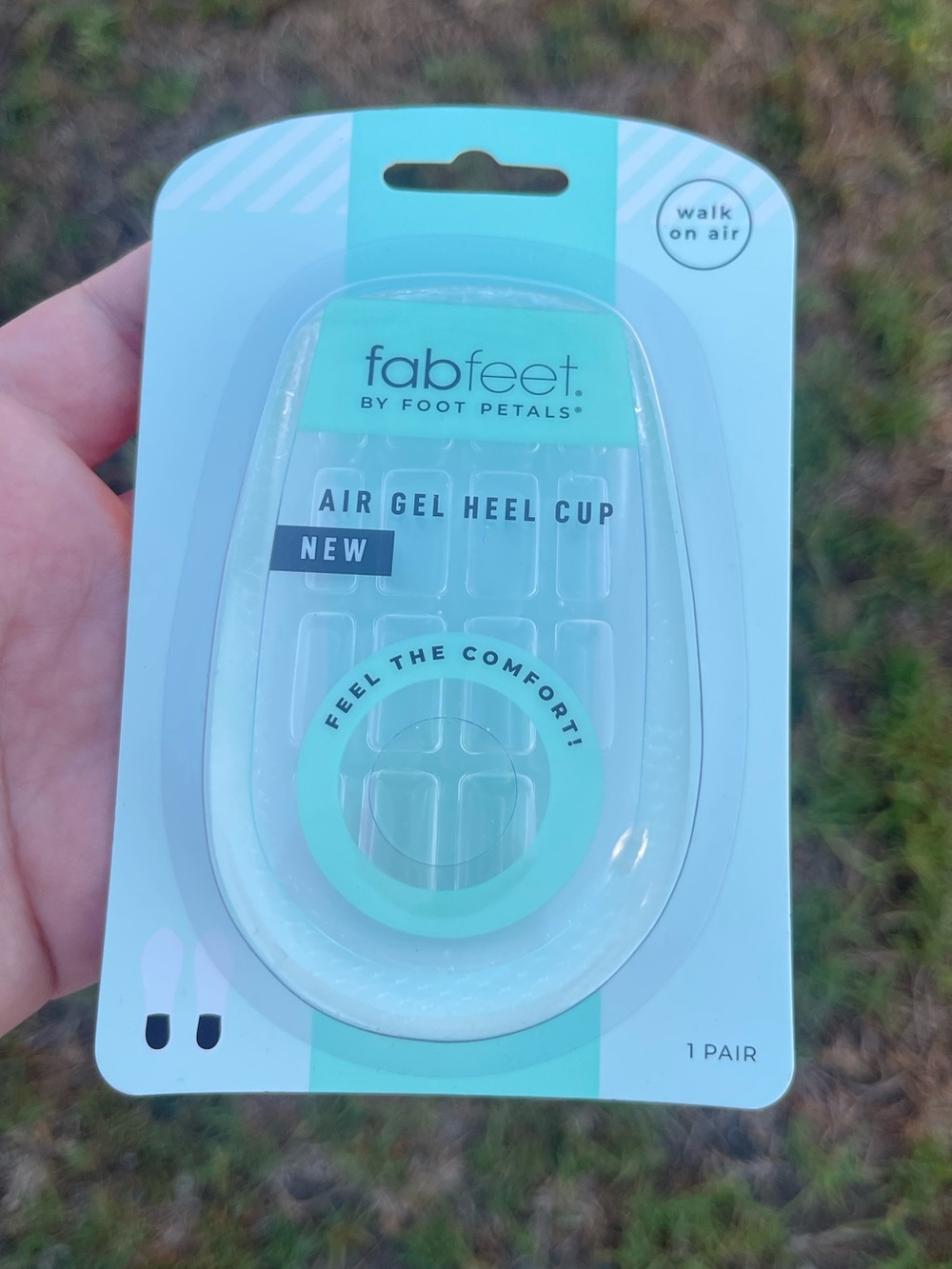 Fab feet by Foot Petals Gel Heel Cups  - Supportive Cushioning (1 Pair)